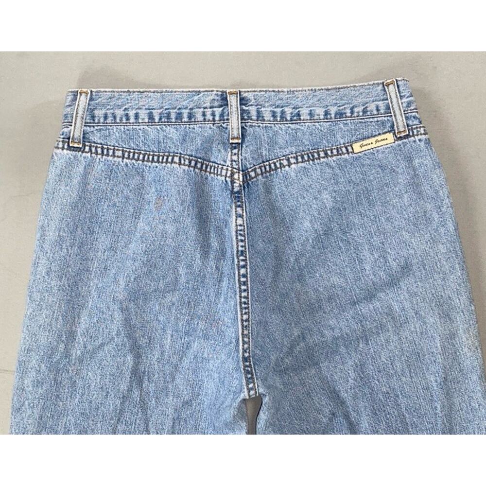 Guess 11121 Vintage Y2K 3-Pocket Bootcut 100% Cotton Denim Jeans. Women's 29 GUC - Picture 9 of 9